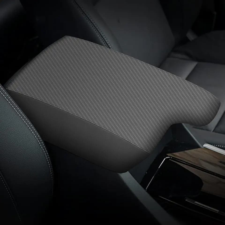 AOMSAZTO Console Armrest Cover for Honda Accord 2013-2017 Carbon Fiber