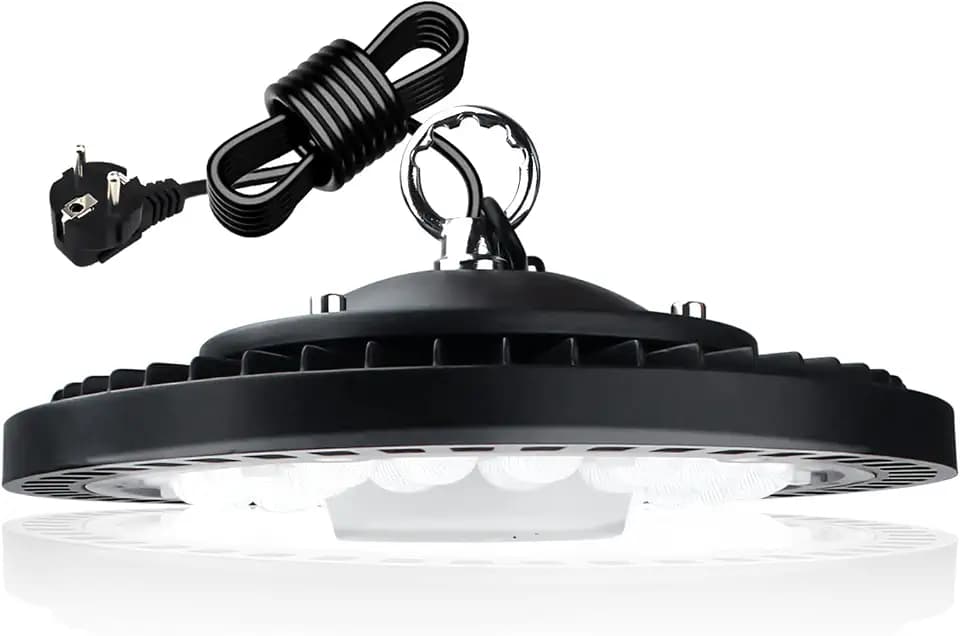 100 W LED-Strahler für den Außenbereich, 6500 K, Kaltweiß, UFO Spot, High Bay, Lagerlicht, IP65, wasserdicht, Werkstatt, Werkstatt, Parkplätze, Fitnessstudio