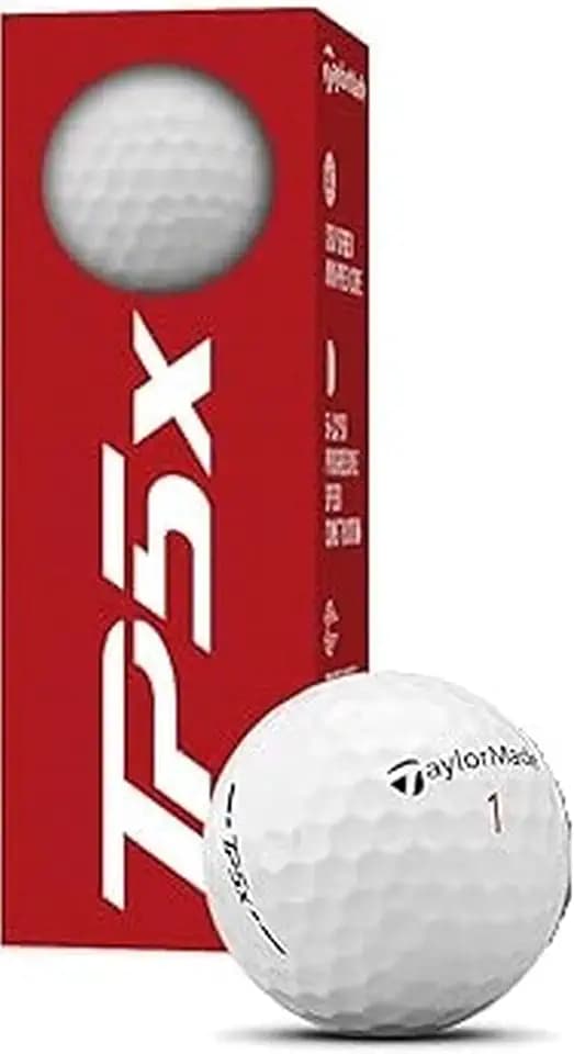 TaylorMade TP5x Golf Balls (White, 3pk) 1 Sleeve 2024