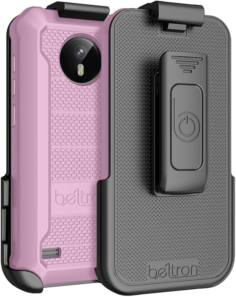 BELTRON Omnipod 5 Case with Belt Clip, Slim Protective Grip Case with Reinforced Technology Designed to Protect Omnipod 5 Receiver (Strong & Durable Rotating Clip Case) (Lavender)