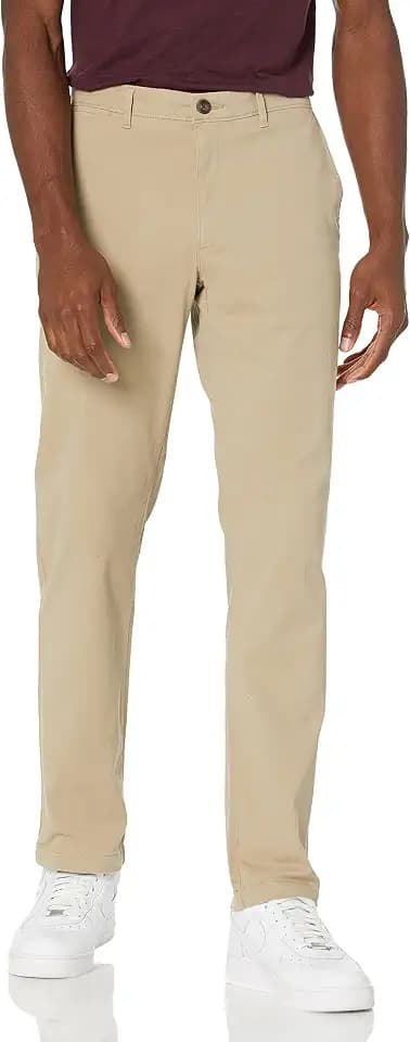 Amazon Essentials Herren Lässige Slim-Fit-Ganztags-Stretch-Chinohose