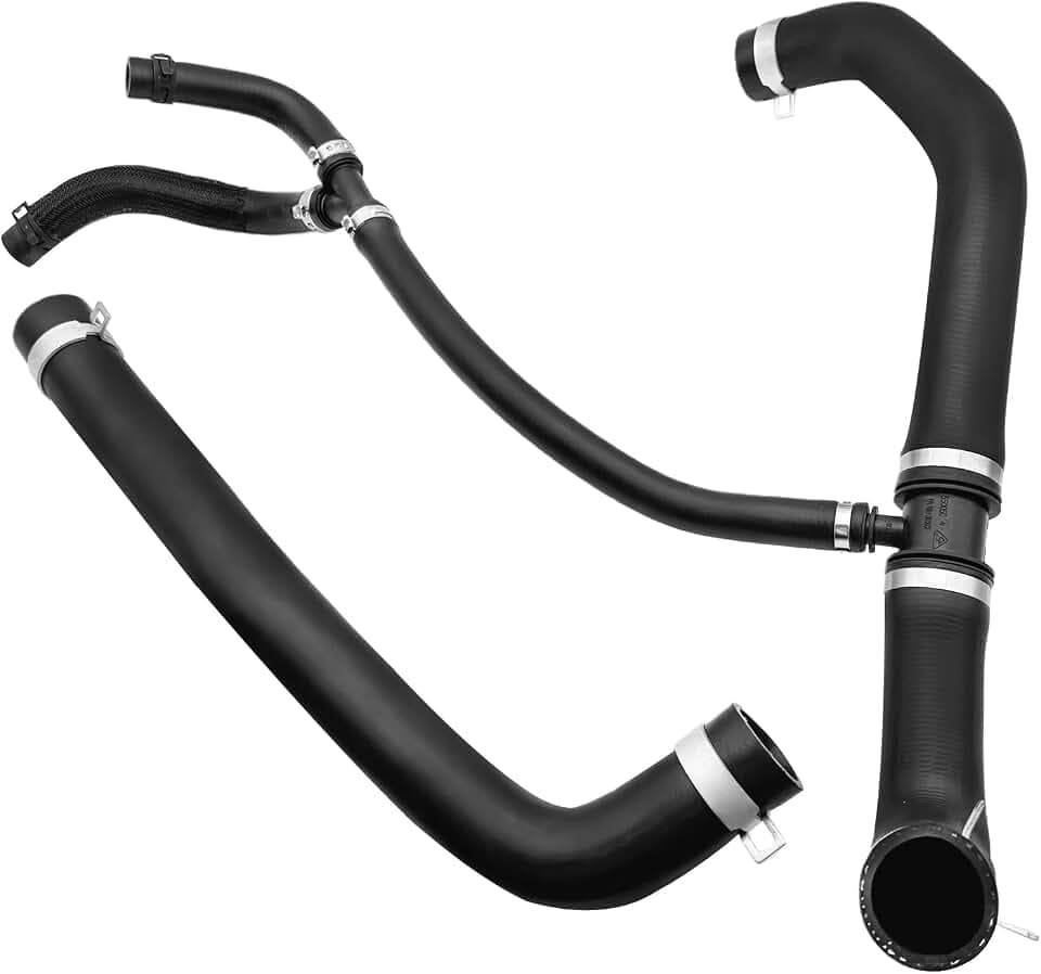 Radiator Coolant Hose Upper and Lower Fit for Dodge Durango 3.6L 2016-2020 Fit for Jeep Grand Cherokee 3.6L 2016-2020 Replaces 68244092AA 55038160AE