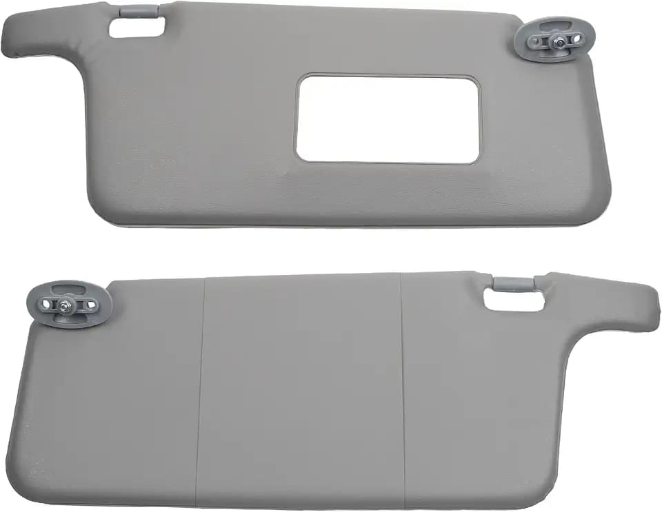 Dasbecan Sun Visor Compatible with Honda Civic 1996-2001 Pair Gray