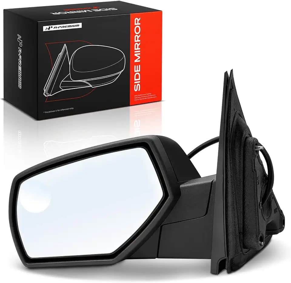 A-Premium Driver Side Power Door Mirror Compatible with Chevy, GMC