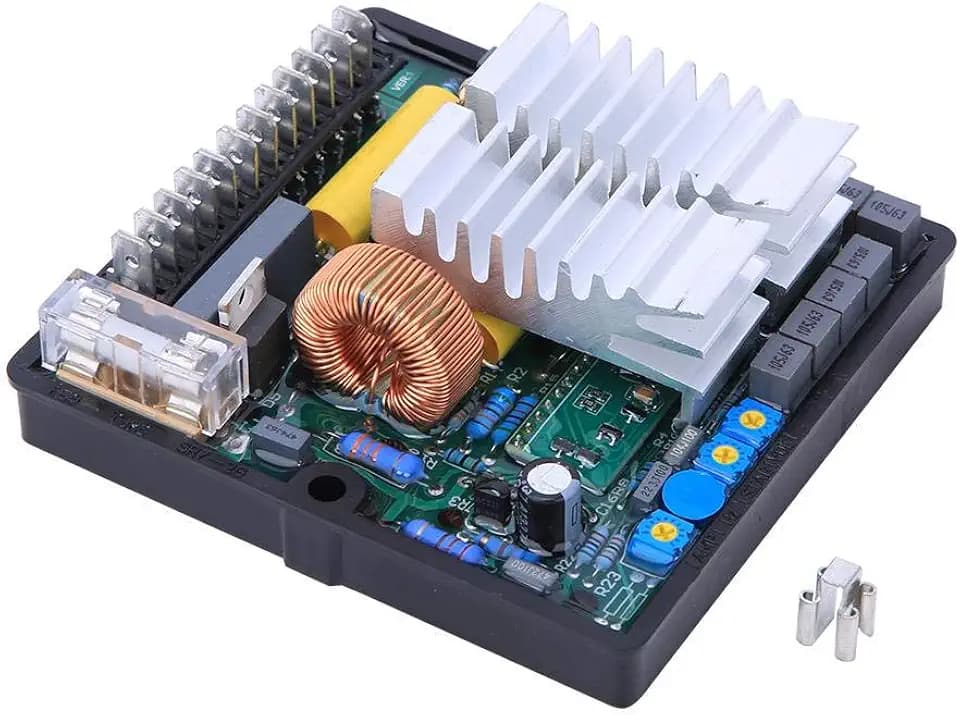Elprico Spannungsregler, 50-270AC 50/60HZ SR7-2G Generator Automatischer Spannungsregler AVR für bürstenlosen Generator