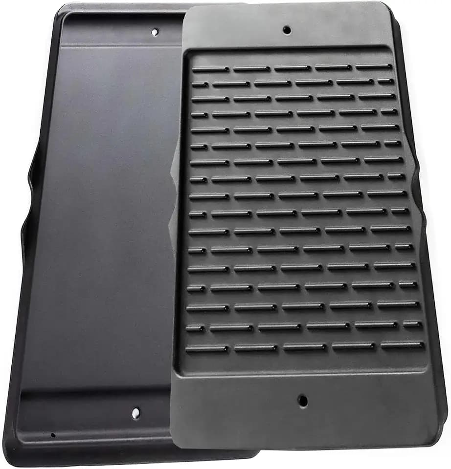 Shengyongh CC7598 (1-Pack) cast Iron Griddle for Weber Spirit E/S-310, E/S-315, E/S-320, E/S-330, Spirit ii E/S-310, Spirit 2 E/S-310