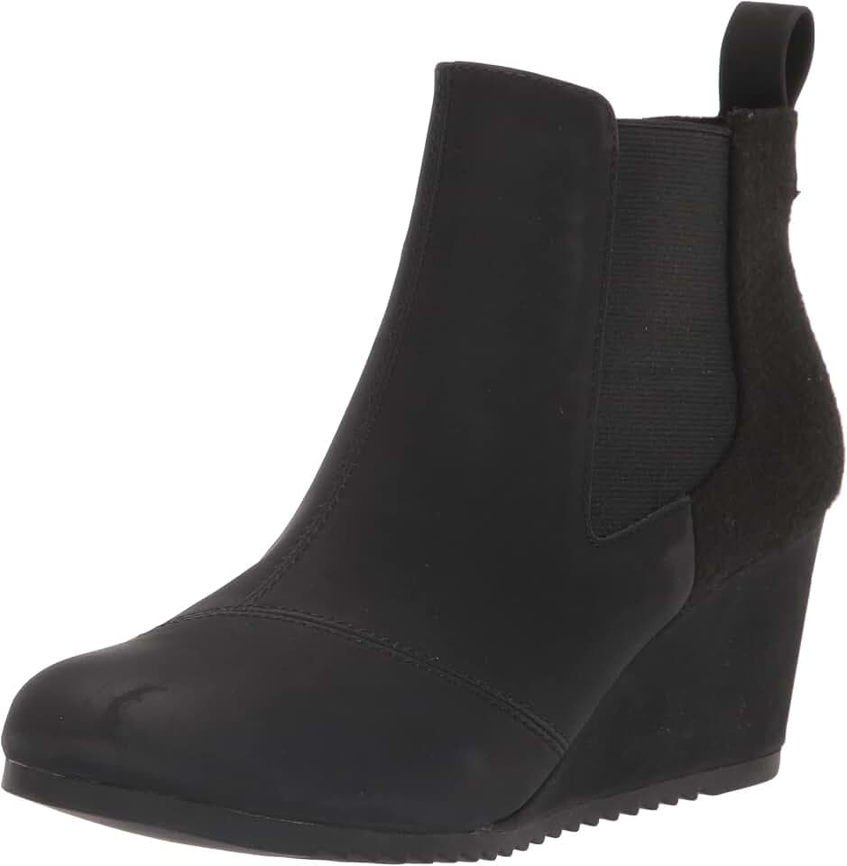 TOMS Damen Bailey Stiefeletten, Wildleder/Textil/Leder - Booties für Damen