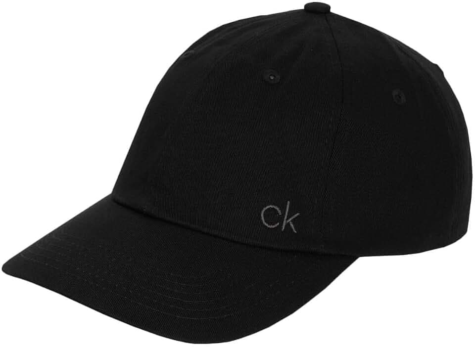 Calvin Klein CK Baseballmütze mit verstellbarem hinteren Schirm aus Reiner Baumwolle, Artikel K50K502533
