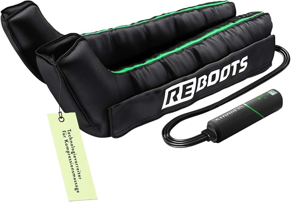 Go Lite Boots Beinmassagegerät, 180 mmHg, 4 überlappende Kammern L