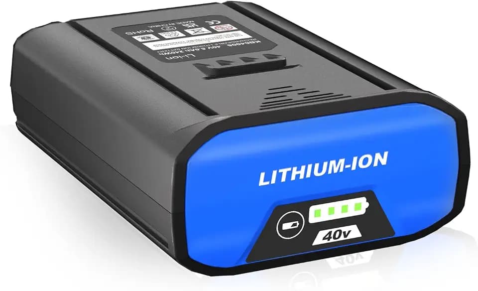 40V 6.0Ah Battery, Replacement for Kobalt 40V Lithium-Ion Tools — Fits KB2540C-06, KB540-06, KB440-06, KB240-06, KB640-03 Mowers, Blowers, Trimmers & Chargers