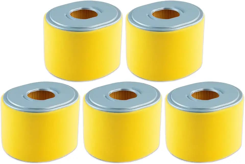 5 Pack 17210-ZE3-505 Air Filter, Professional 17210-ZE3-010 Air Filter with Pre Cleaner, Fit for Honda GX390 13HP GX340 11HP Engine Air Filter