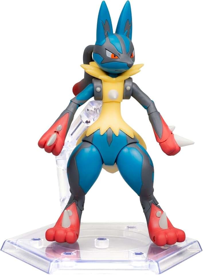 Pokémon PKW4928 - Select Figur - Mega-Lucario, offizielle Figur, 15 cm