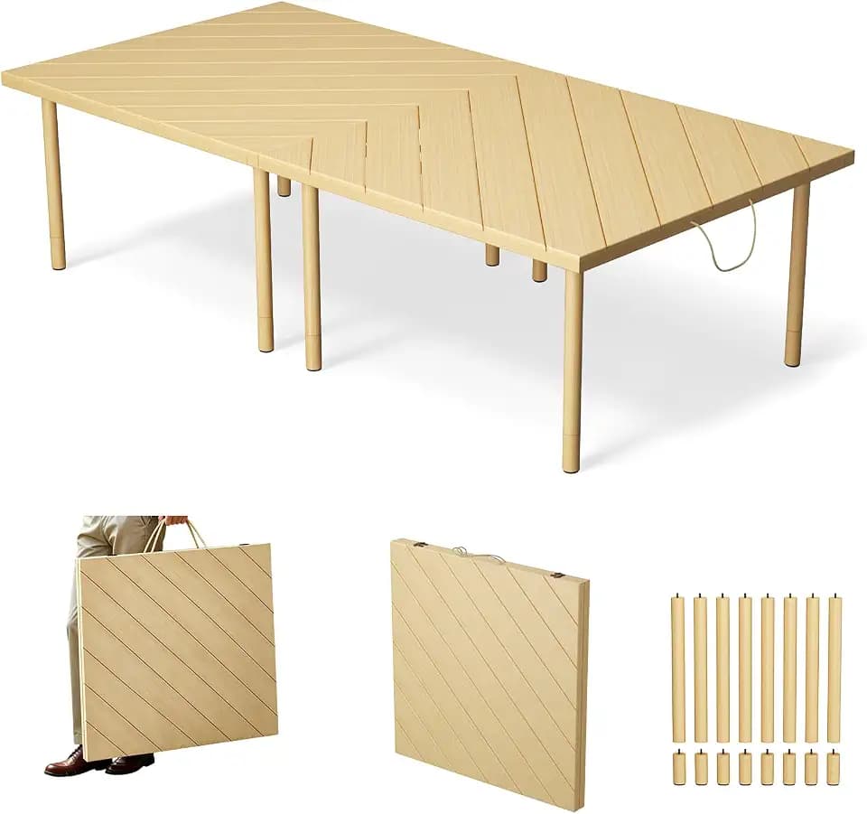 Picnic Table, Portable Folding Table (60"x30")