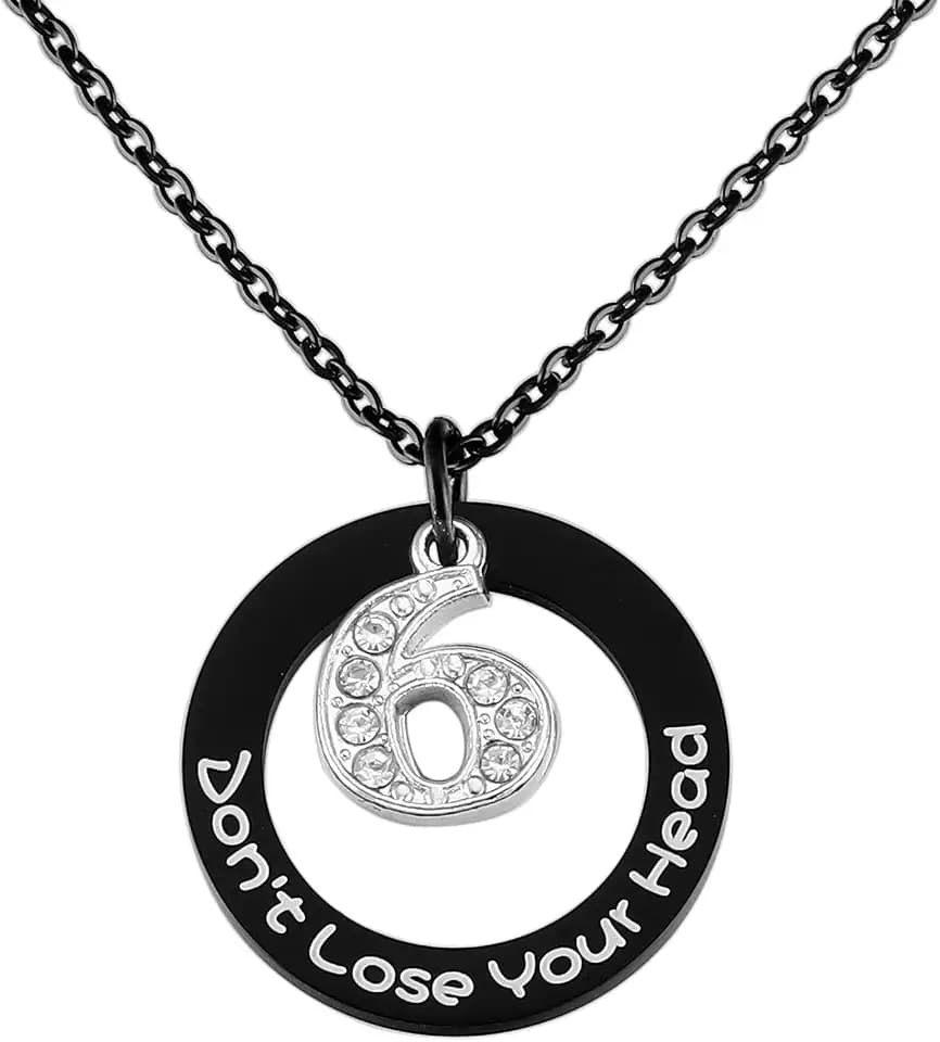 Six The Musical Merchandise Broadway Necklace For Women Teens 6 Musical Theatre Theater Composer Broadway Necklace