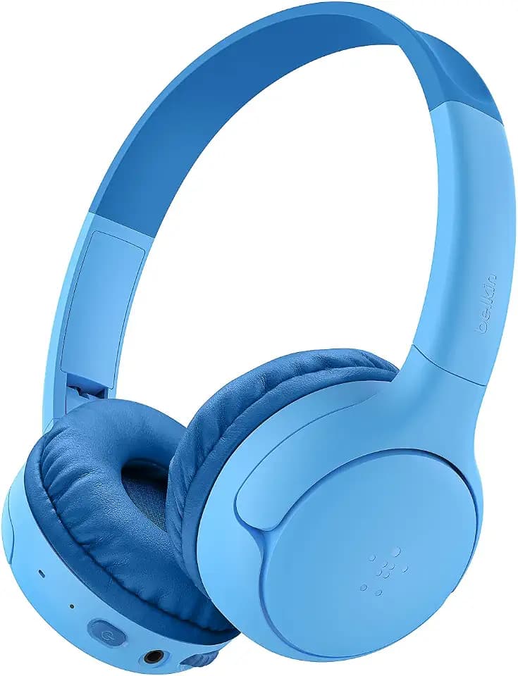 Belkin SoundForm Mini 2 On Ear Kopfhörer Kinder kabellos – Blau