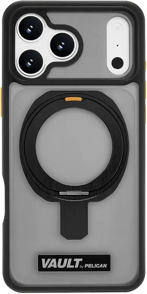 Pelican Vault iPhone 18 Pro Case - Rugged MagSafe Phone Case - Smoke