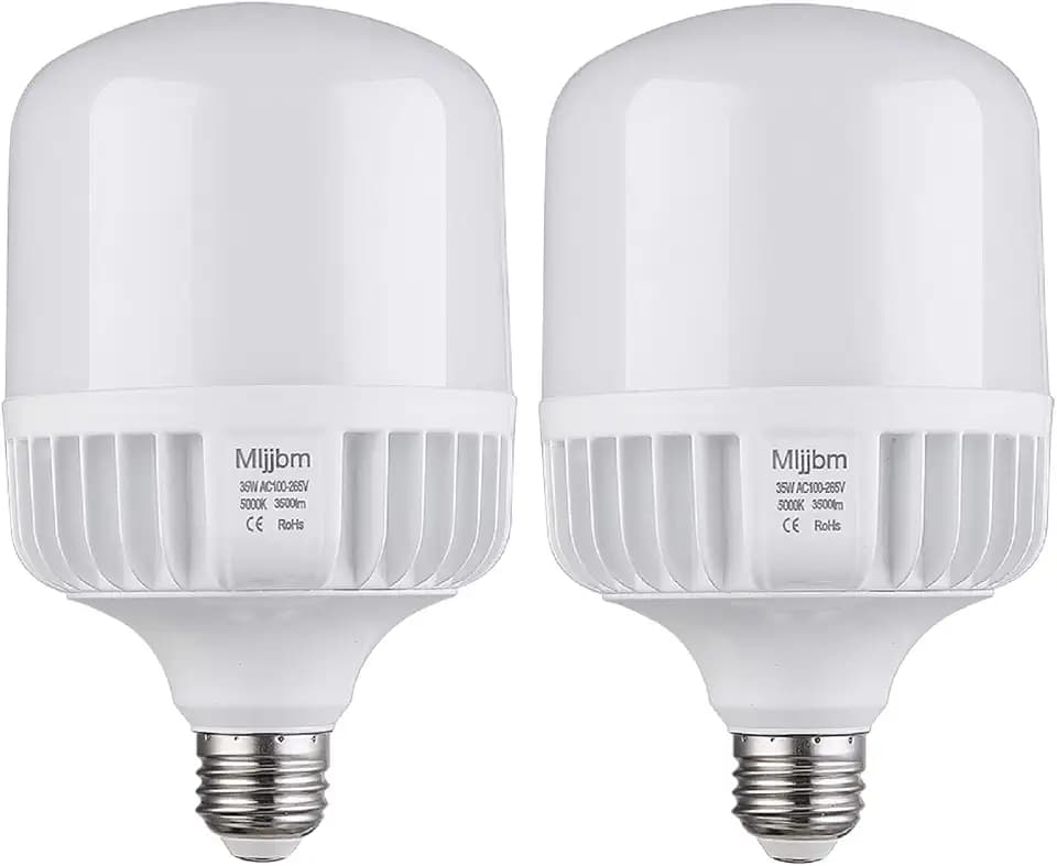 250W-300W Equivalent LED Bulb, Daylight White Bulb 5000K 35Watt