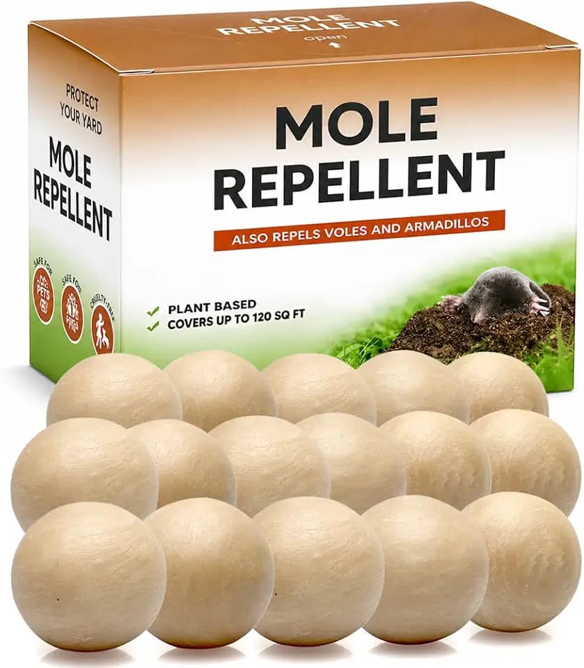 Mole Repellent, Gopher Repellent, Groundhog Repellent Outdoor 16P