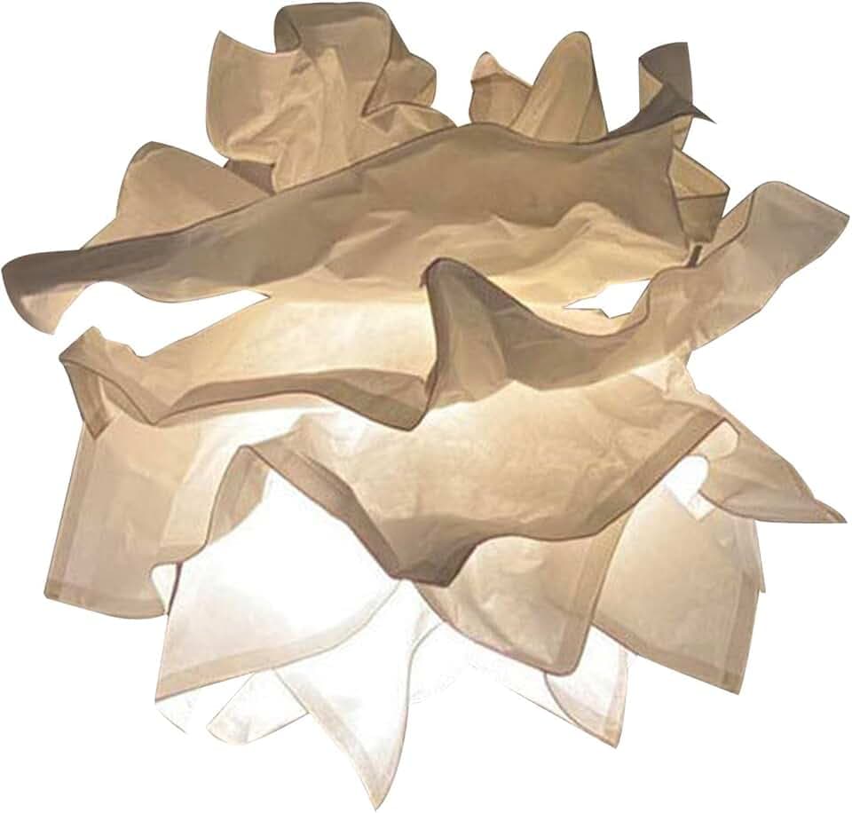 Sharplace Nordische Kreativpapier Lampenschirm für Wohnzimmer, 43x43cm