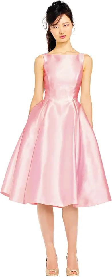 Adrianna Papell Sleeveless Tea Length Dress