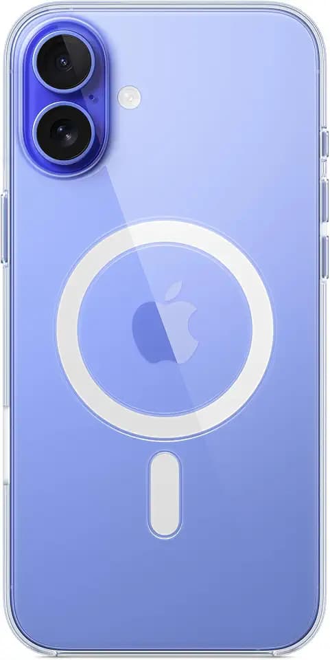 Apple iPhone 16 Plus Clear Case with MagSafe and Camera Control: Lightweight Phone Case, Wireless Charging Compatible, Smooth Glossy Finish