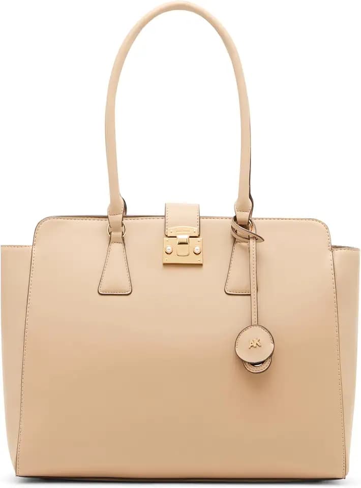 Anne Klein Work Tote with Laptop Case and Convertible Strap