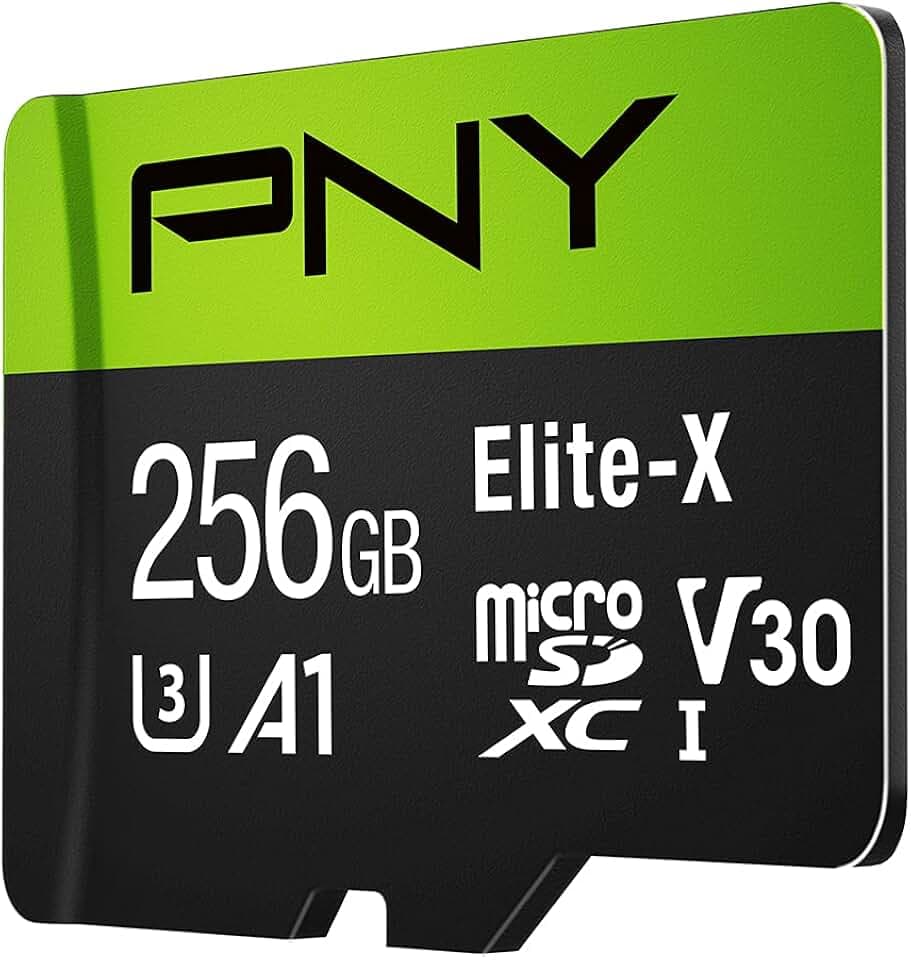 PNY 256GB Elite-X Class 10 U3 V30 A1 microSDXC Flash Memory Card