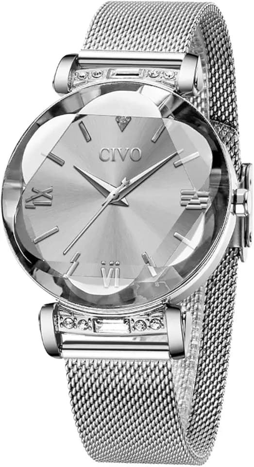 CIVO Damen Uhren Wasserdicht Minimalistisch Analog Quarz Mode Kleid Elegant Beiläufig Quarzuhr für Damen