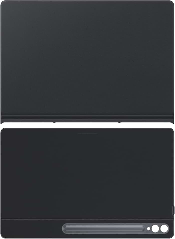 Samsung Smart Book Cover EF-BX910 für das Galaxy Tab S10 Ultra, Tab S9 Ultra, Zweiteilige Tablet-Hülle, schlank, leicht, praktische Aufstellmöglichkeiten, integrierte S Pen Aufbewahrung, Black