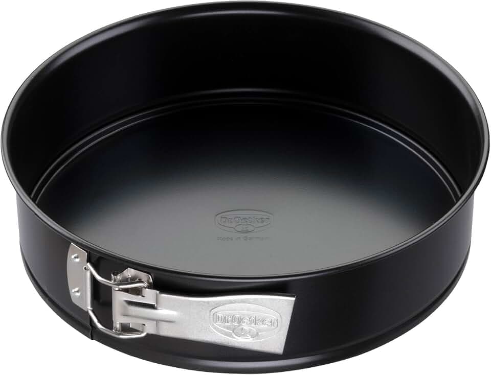 Dr. Oetker Classic Springform Ø26 cm – Aus hochwertigem Stahlblech mit PFAS-freier Antihaftbeschichtung, Hitzebeständigkeit bis 230°C – Made in Germany