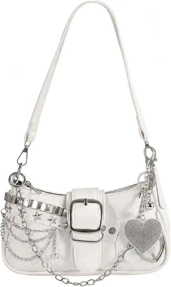 Y2k Purses for Women,Cute Purse of Y2k Accessories,Emo Purse Goth Punk Style Bag