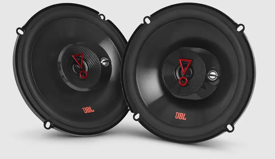 JBL Stage3 637F 3-Wege Auto Lautsprecher Set von Harman Kardon - 225 Watt Autolautsprecher - 2 stück Car HiFi Box groß 16cm - 165mm - 6,5 Zoll ohne Grille Abdeckung