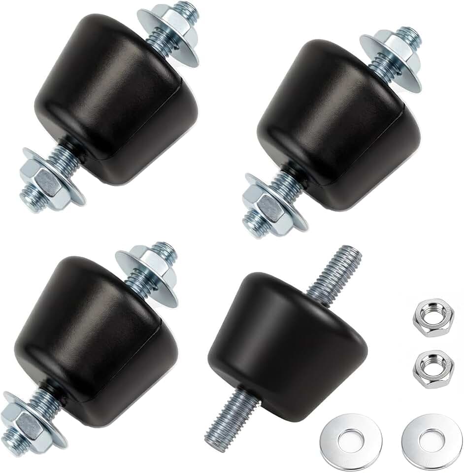 4er Set Gummipuffer M8,Schwingungsdämpfer Klimaanlage, Max.60kg