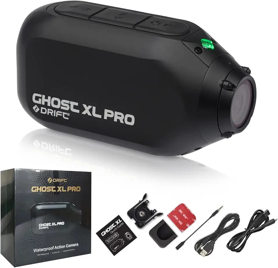 Drift Ghost XL PRO Sport Action Camera 4K Sport WiFi IPX7 Waterproof Wearable Live Stream Vlog Motorcycle Bicycle Helmet Cam