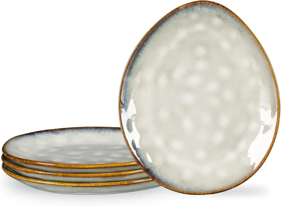 Henten Home Frühstücksteller Porzellan, Snack- & Dipschalen - 20x17cm