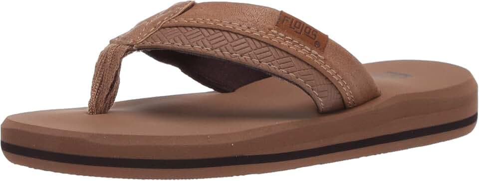Flojos Kid's Ryan Sandal, Tutone Strap With Arch Support