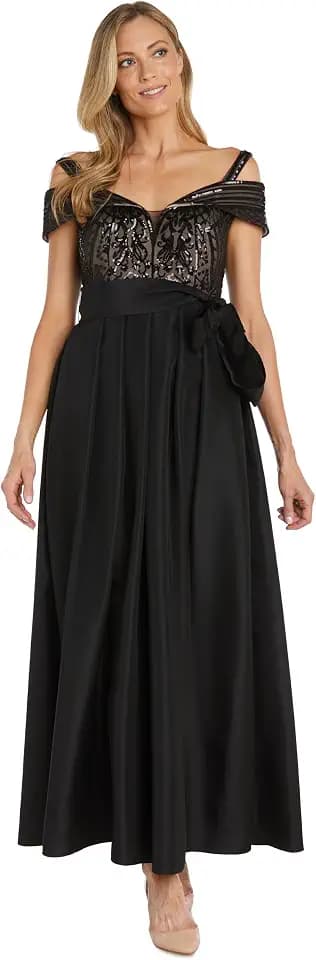 R&M Richards Women's The Stardust Embellished Gown