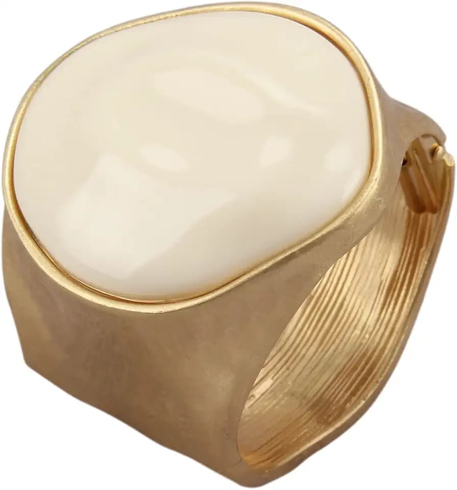 Gold Cuff Bracelet for Women Chunky Bracelet Statement Bracelet