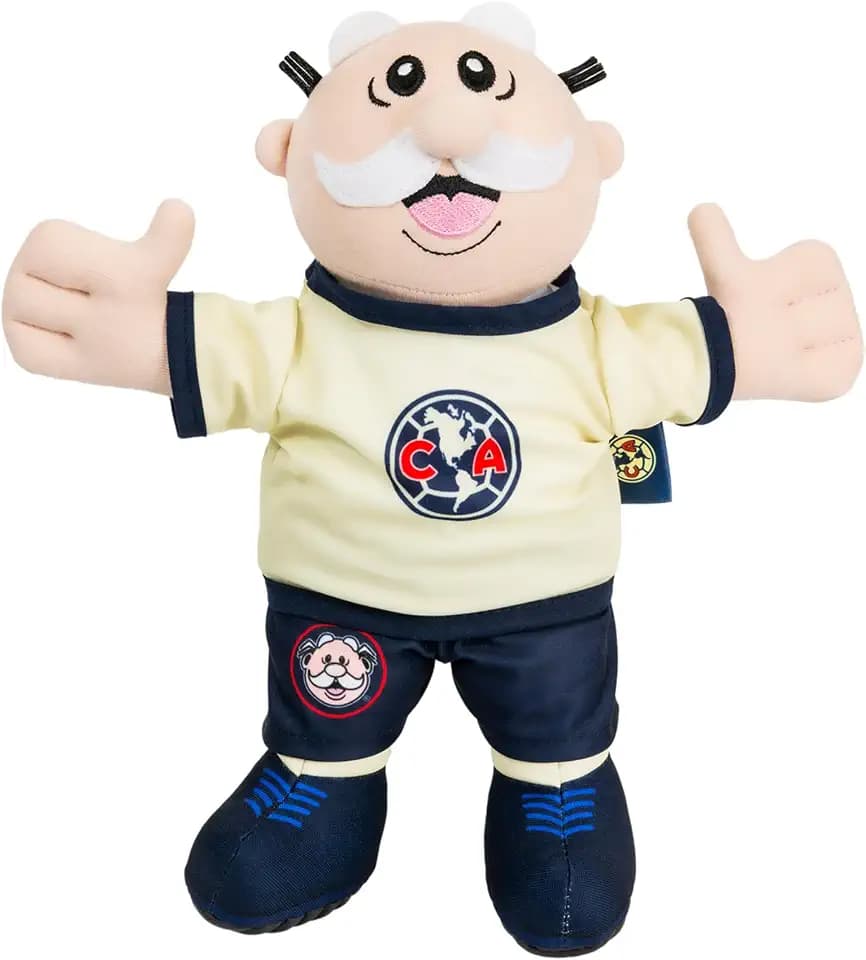 Dr. Simi × Club América Official Plush Toy – Handmade in Mexico by Artisans | Ultra-Soft Hypoallergenic Collectible with Recycled PET Filling | Perfect Fan Gift for Soccer Lovers & Families