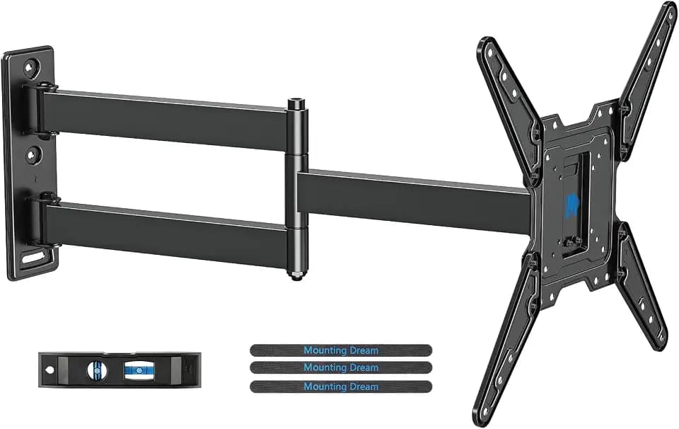 Mounting Dream Long Arm TV Wall Mount for Most 26-65 Inch TVs Full Motion