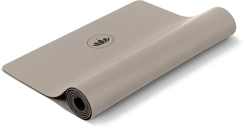 LOTUSCRAFTS® Yogamatte rutschfest, aus Naturkautschuk, universell einsetzbar als Yoga Matte, Sportmatte, Gymnastikmatte, Fitnessmatte, Yoga Mat, Matte Sport, Trainingsmatte