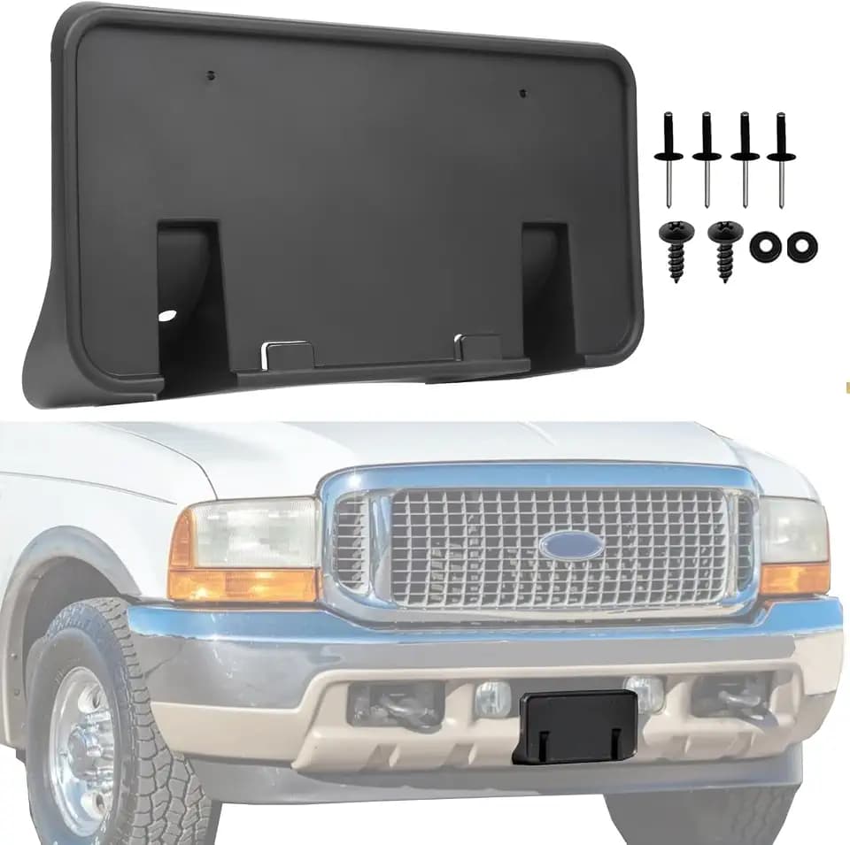 Front License Plate Bracket for 1999-2004 Ford F250 F350 Super Duty
