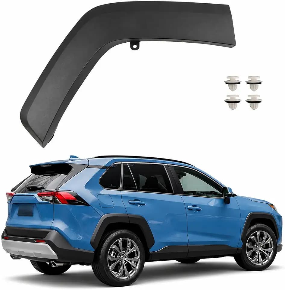 Rear Wheel Arch (Long Piece) Fit for Toyota RAV4 2020-2023 Hybrid Rear Fender Right Passenger RH Wheel Fender Flare Trim CY-RV20F08HR