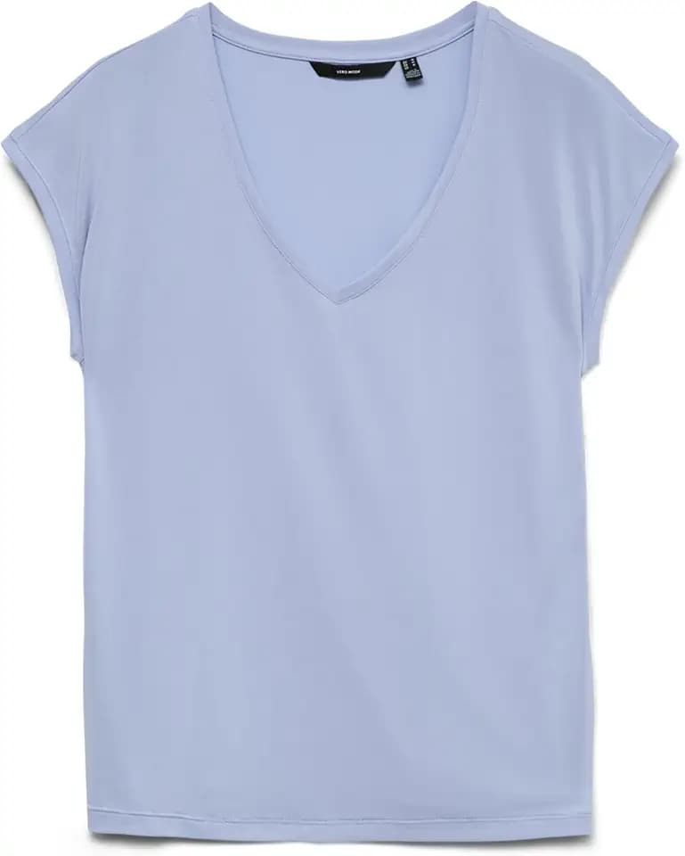 VERO MODA Damen VMFILLI SS V-NECK Tee GA NOOS 10247666
