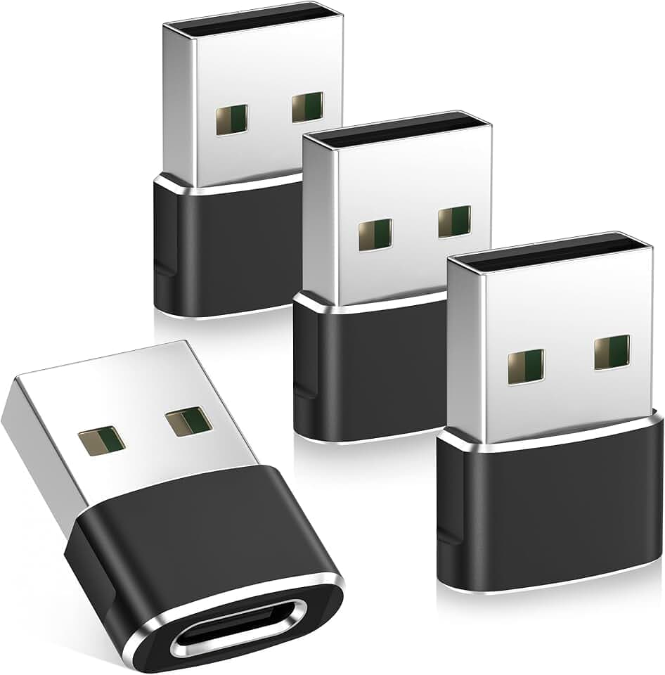 Basesailor USB auf USBC Adapter Stecker Adapter für iPhone 18 17 Pro Max 4P