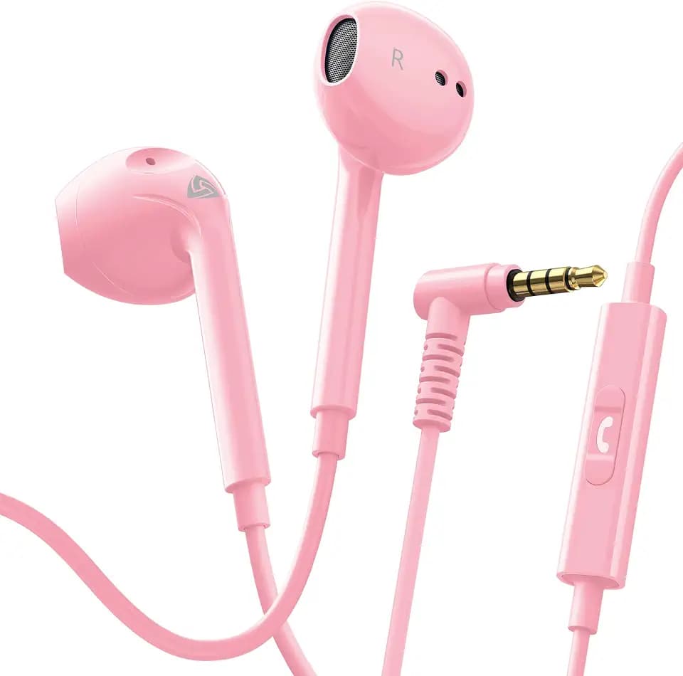 LUDOS Zenith Wired Earbuds in-Ear Headphones, 5 Year Warranty, Earphones