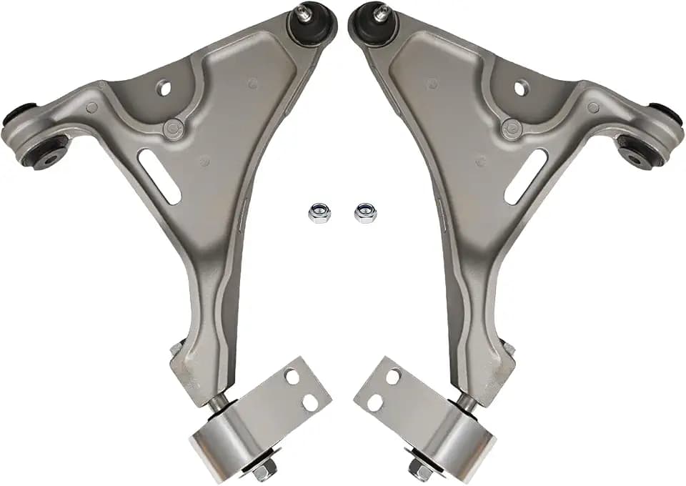 AUQDD 2Pc Suspension K80354 K80355 Front Lower Control Arm and Ball Joint Assembly Compatible With 2006-2011 Bu-ick Lucerne/Cadi-llac DTS (R SERIES, FE1 OR FE3,Except Heavy Duty Suspension)
