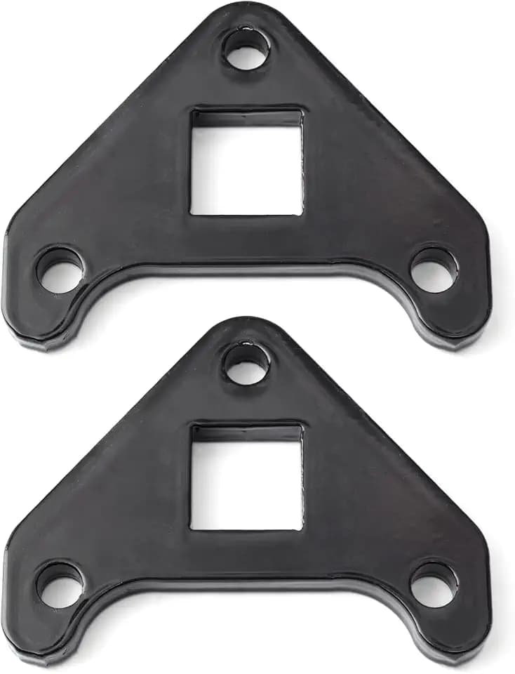 YUXIVCNE 2Pcs Drive Motor Reinforcement Brackets Suitable for 1-2 Ton Chinese Mini Excavator 1/2 Inch Heavy Duty Steel Track Flange Plates Mounting Bracket Left & Right