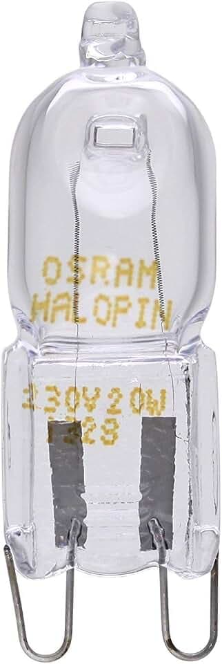 Osram 10-er Set Halopin Eco EEK D 20W = 25W 235V Eco-Version Klar Halogenlampe mit Sockel G9 Normalspannung 66720ECO
