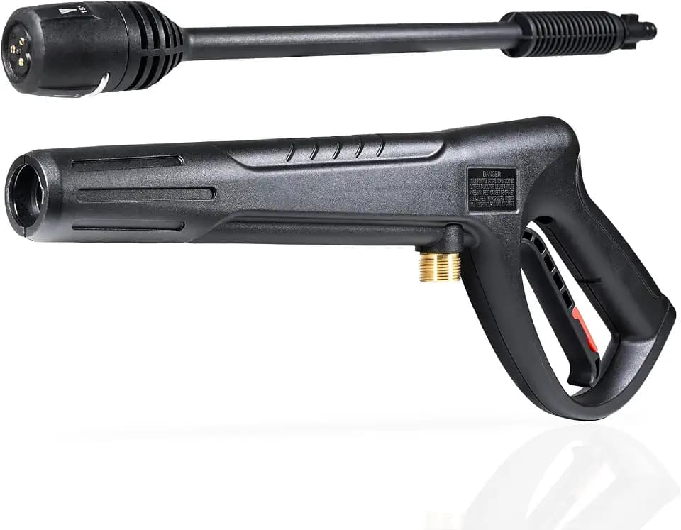 Pressure Washer Gun Wand & 3-in-1 Adjustable Nozzle, M22-14mm